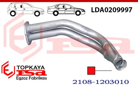 Lada Samara Ön Boru 1987 > 1994