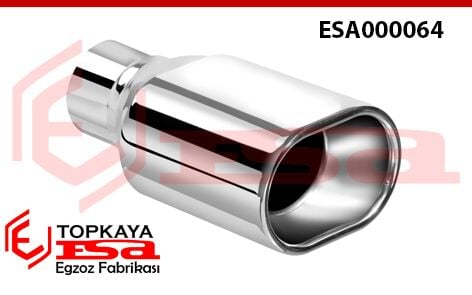 Tek Çıkış Egzoz Uçları 60X90