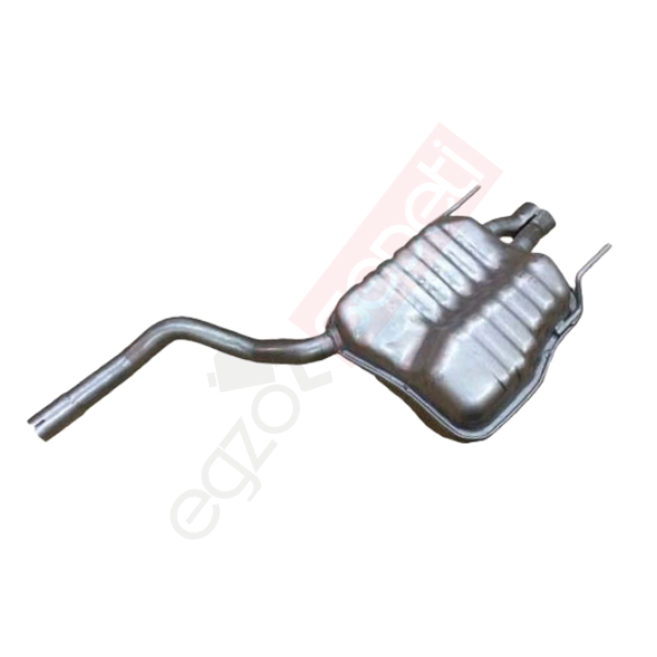 Mercedes Clk230 W208 Baskılı Arka Borulu Susturucu 1997-03