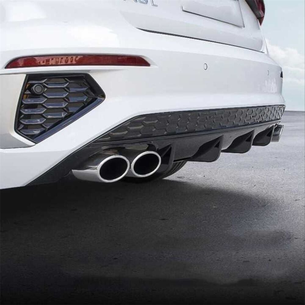 AUDİ A3 2021 SONRASI HATCHBACK IÇIN UYUMLU S-LINE 4 EGZOZ DIFÜZÖR