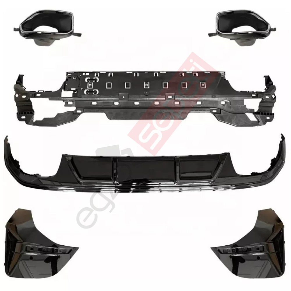 Bmw G26 Difüzör Ve Siyah Egsoz Seti