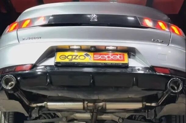 Peugeot 508 Arka Sag Ve Sol Krom Flanşlı Aktif Çift Yassı Varex