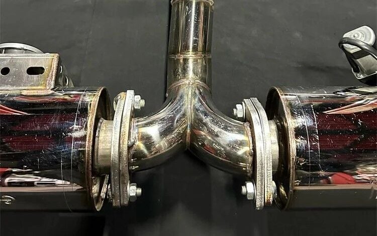 Peugeot 508 Arka Sag Ve Sol Krom Flanşlı Aktif Çift Yassı Varex