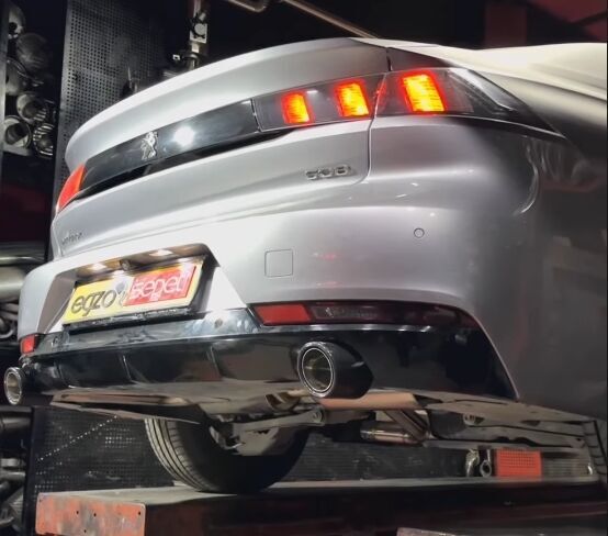 Peugeot 508 Arka Sag Ve Sol Krom Flanşlı Aktif Çift Yassı Varex