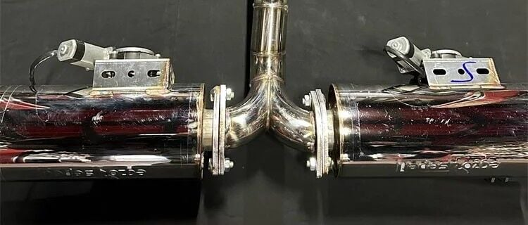 Peugeot 508 Arka Sag Ve Sol Krom Flanşlı Aktif Çift Yassı Varex