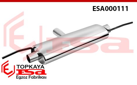 Volkswagen Golf 7 Ve 7,5 İçin İçin Sag Ve Sol Aktif Çıkışlı Krom Spor Susturucu