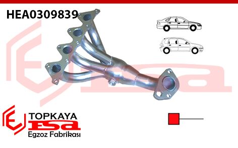 Hyundai Accent Era 1.4 / Hyundai Elantra Headers 2007 >..