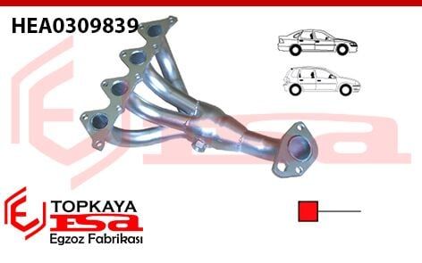 Hyundai Accent Era 1.4 / Hyundai Elantra Headers 2007 >..