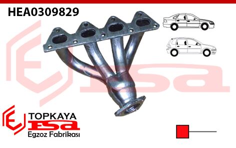 Honda Civic 1.4 16V Headers 1998 > 2001