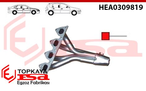 Honda Civic 1.4 / 1.6 Headers 1995 > 2001