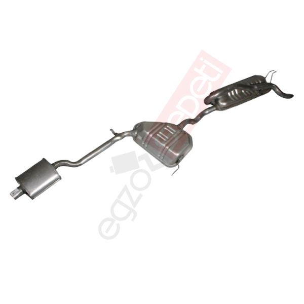 Fiat Bravo Ön Arka Orta Susturucu 1.6İ 16V Baskılı 1995 > 2001