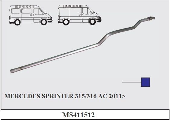 Mercedes Sprinter/315/316 Ac Çıkış Borusu 2011>…