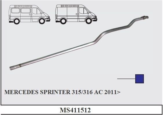 Mercedes Sprinter/315/316 Ac Çıkış Borusu 2011>…