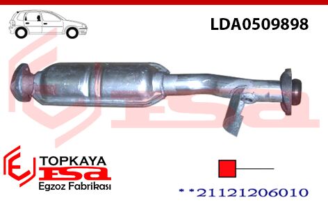 Lada Vega Katalitik Konverter Yerine Ön Susturucu 2003 >..