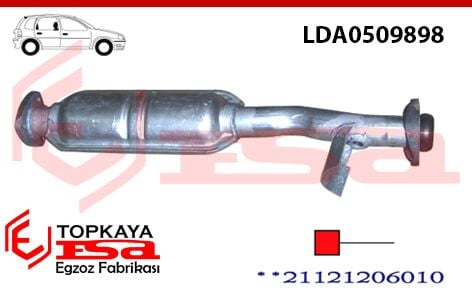 Lada Vega Katalitik Konverter Yerine Ön Susturucu 2003 >..