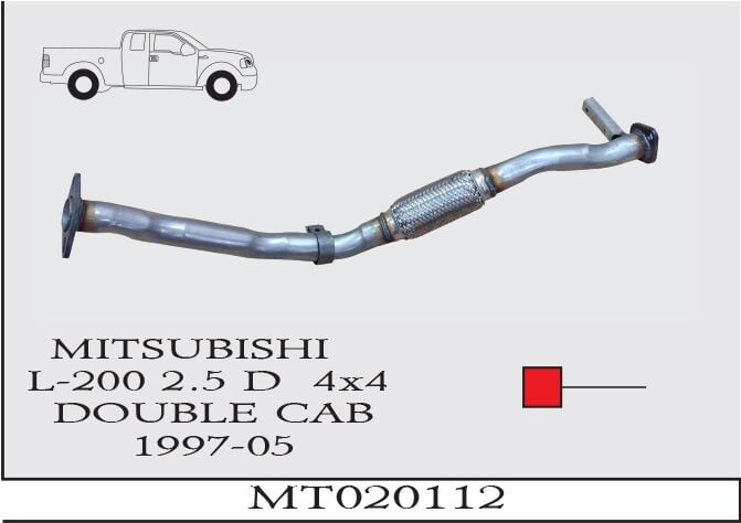 Mitsubishi L-200 Çift Kabin 2.5 D 4X4 Ön Boru Spirel 1997-05