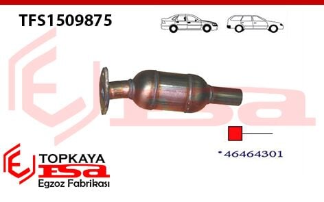 Fiat Palio 1.6 Katalitik Konverter Euro 3 1997 > 2001