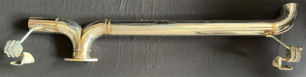 Porsche Arka Y Pipe Krom