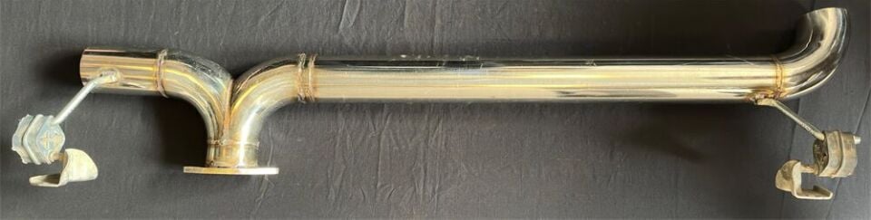 Porsche Arka Y Pipe Krom