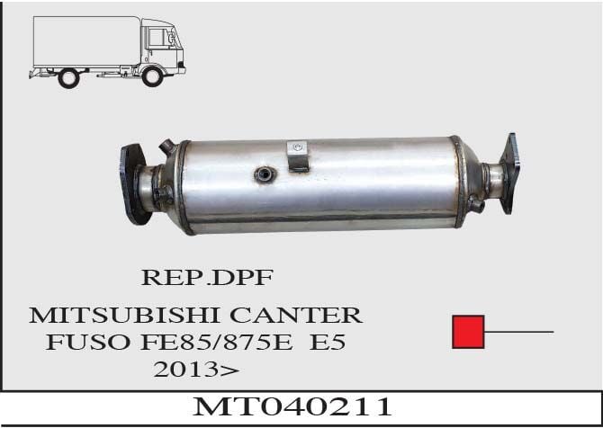 Mitsubishi Fuso Canter / Fe85 / Fe875E Kamyonet Susturucu Pfy Eu-5 2013>…