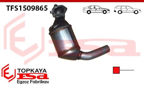 Fiat Albea 1.3 Jtd Katalitik Konverter Seramik Euro 3 2005 > …