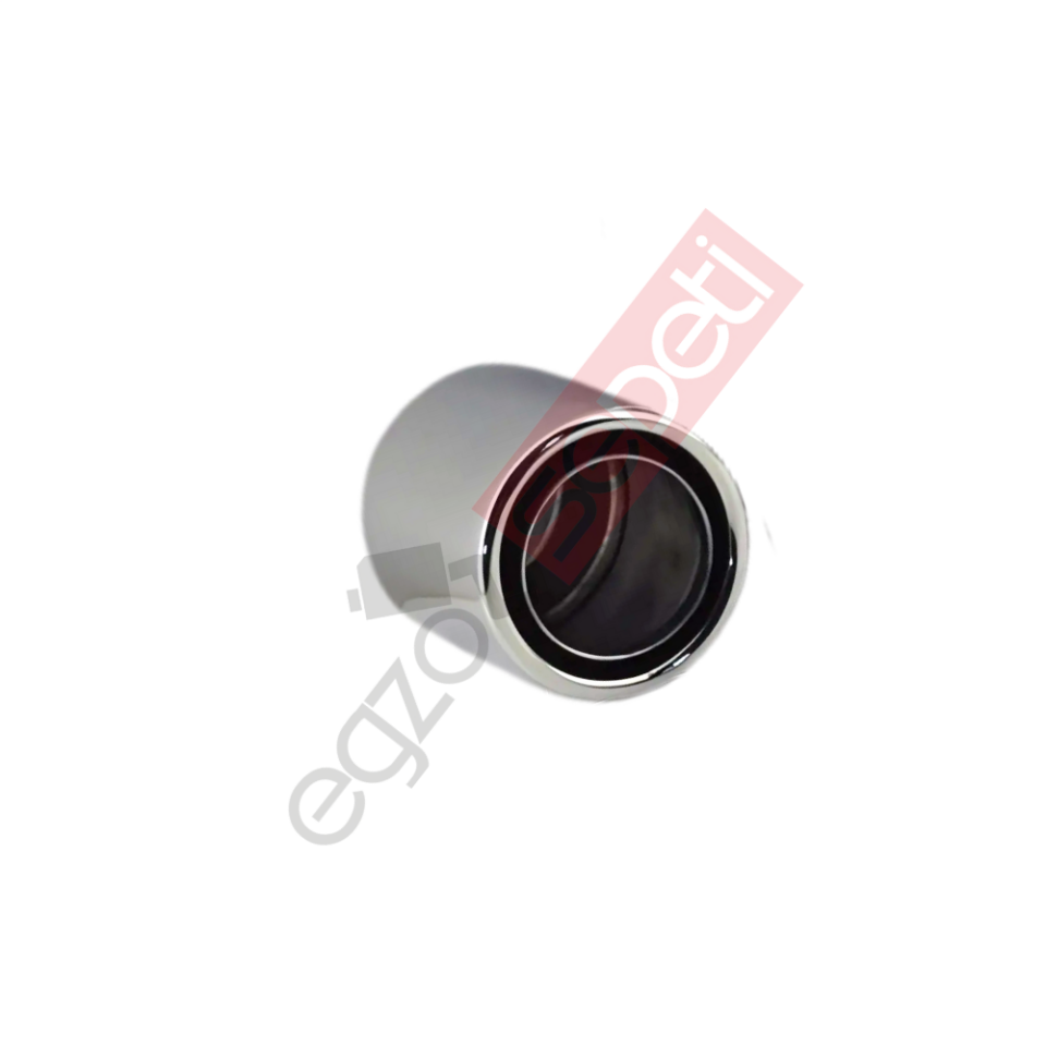 Krom Egzoz Ucu 304 Kalite Yuvarlak Çap Ölçüsü 6,5X8,5 Cm