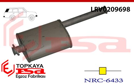 Land Rover 110 Jeep Orta Borulu Flanşlı 1983-94