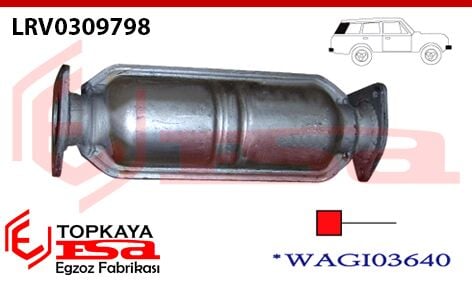 Land Rover Free Lander Katalitik Konverter Yerine 1.8İ 16V 1997 > 2000
