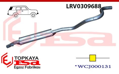 Land Rover Free Lander Orta Susturucu Borulu 2.0 Tdi  2000 >..