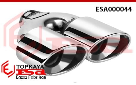 Çift Çıkış Egzoz Ucu - Sol Taraf İçin 63X89