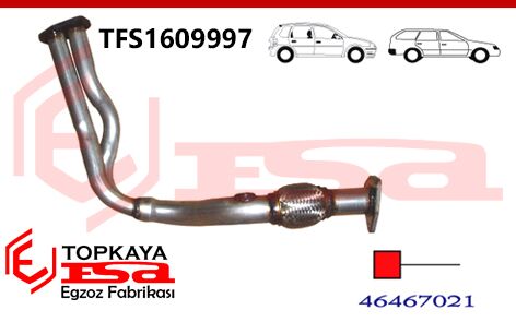 Fiat Marea 1.6 16V Ön Boru Spiralli 1996 > 2003