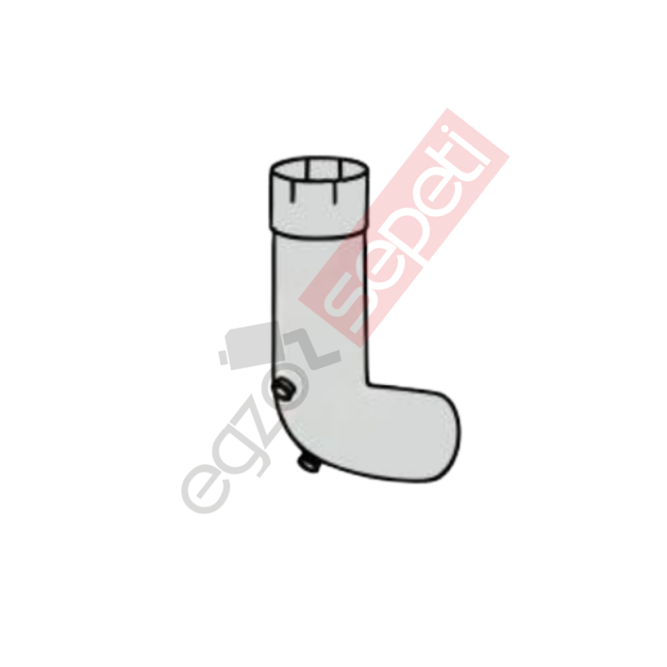 Renault Premium Boru, Egzoz Çıkış, E5, 7421008404 Renault Premium Ø127 Alusi,