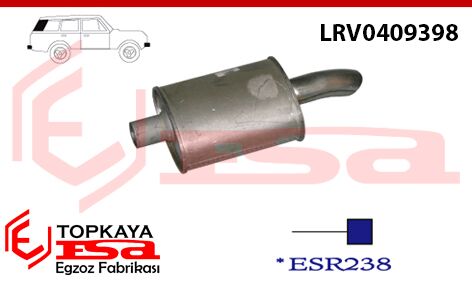 Land Rover Dıscovery Arka Susturucu 2.5 Tdi  1993-94