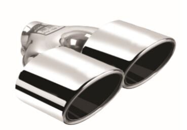 Çift Çıkış Eşit Egzoz Ucu 72X105