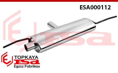 VW Golf 5 Sol Aktif Çıkışlı Krom Spor Susturucu