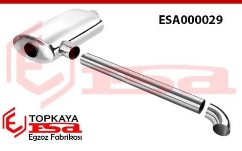 Volkswagen Golf 6 Sağ Ve Sol Aktif Çıkışlı Krom Spor Susturucu Ve Krom Borular