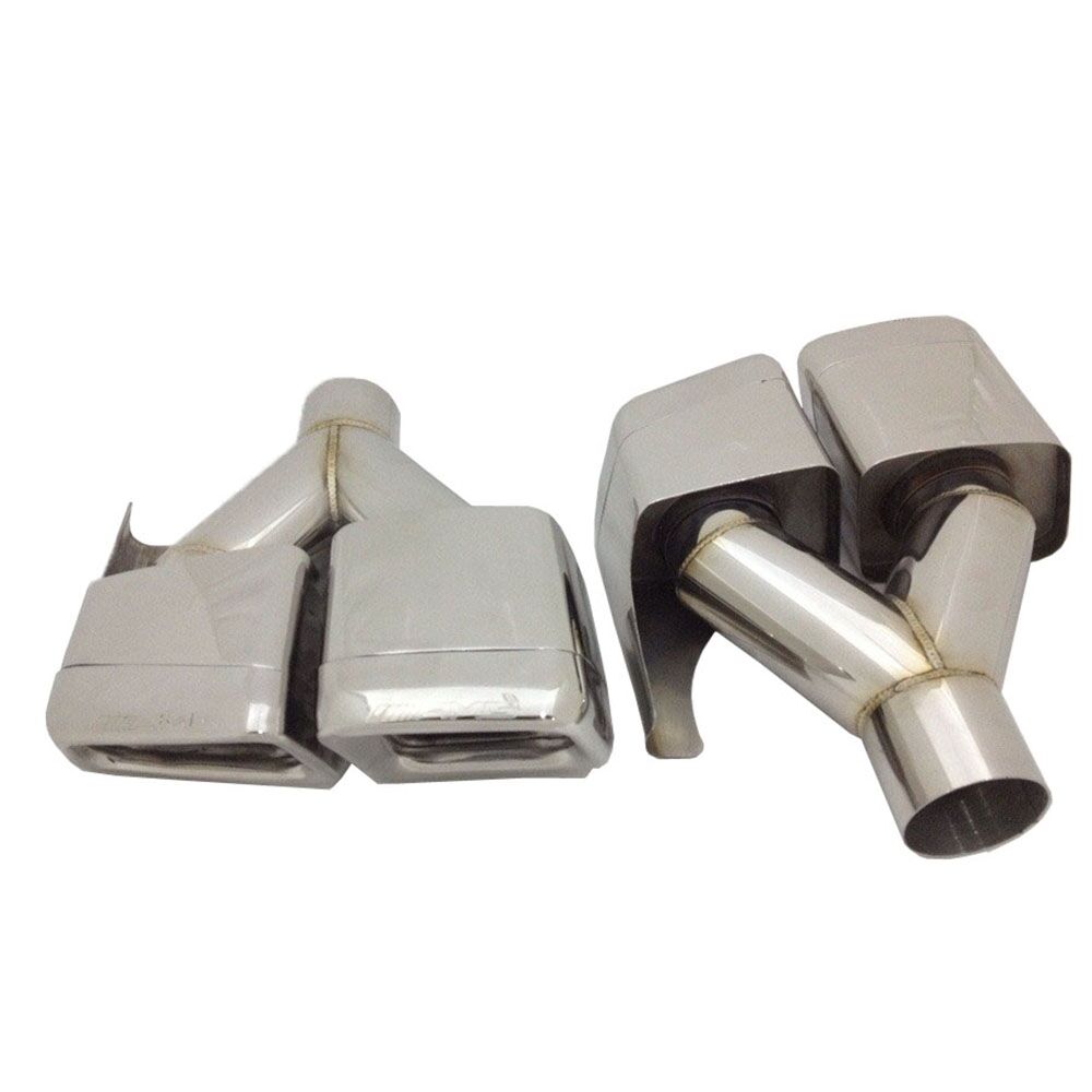 AMG GÖRÜNÜM EGSOZ UCU ÇİFTLİ KARE KROM 255*90 L/R