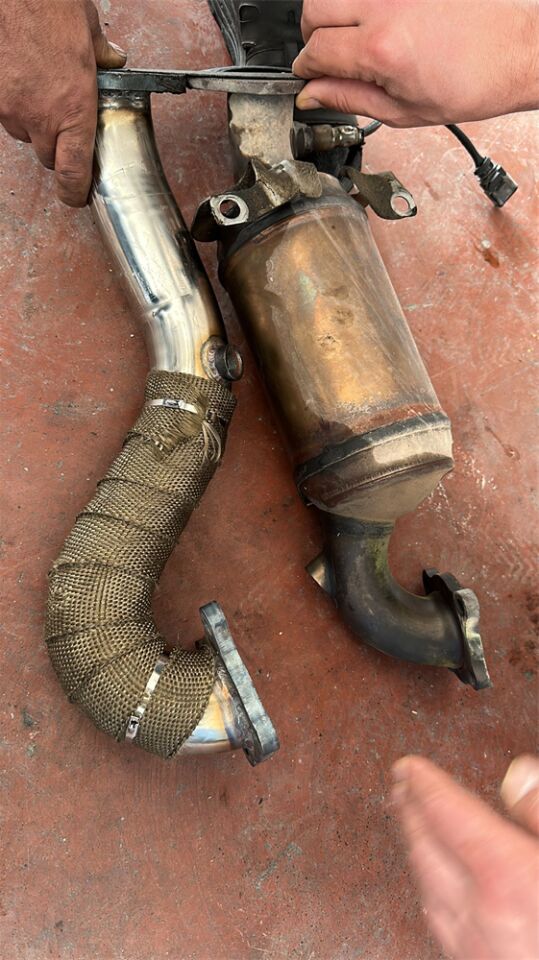 Volkswagen Jetta 1.2 Tsi Cbzb Downpipe 105 Hp PS 2011