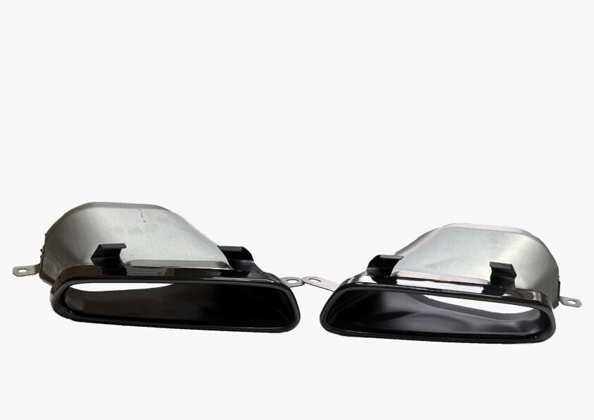 AUDİ A6 C7 KROM EGZOZ UCU KROM SİYAH