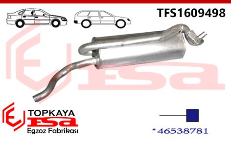 Fiat Marea Arka Susturu Borucu 1.6İ 16V 1996 > 2001