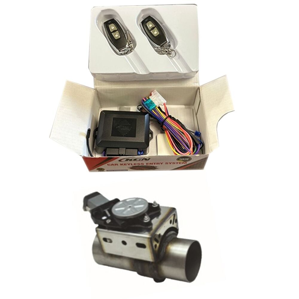 Kumandalı Egzoz Ortadan Ve Ses Düzenleyici Susturucu 60 mm. + Varex Beyni