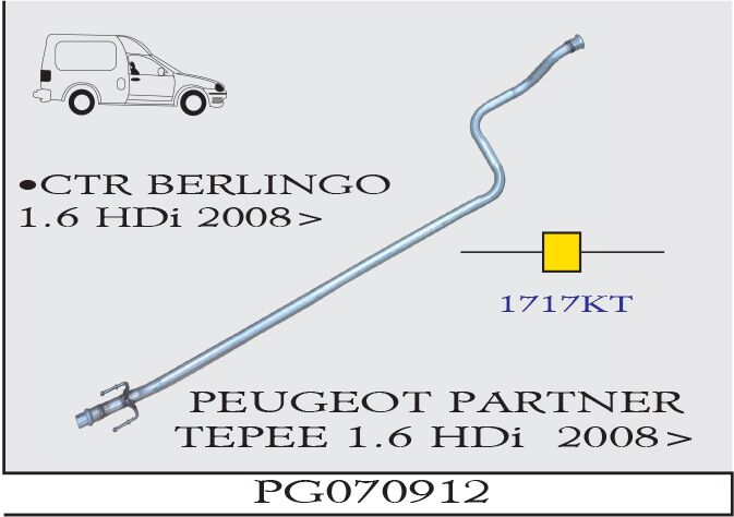 Peugeot Partner Tepee 1.6 Hdi Ara Boru 2008-10