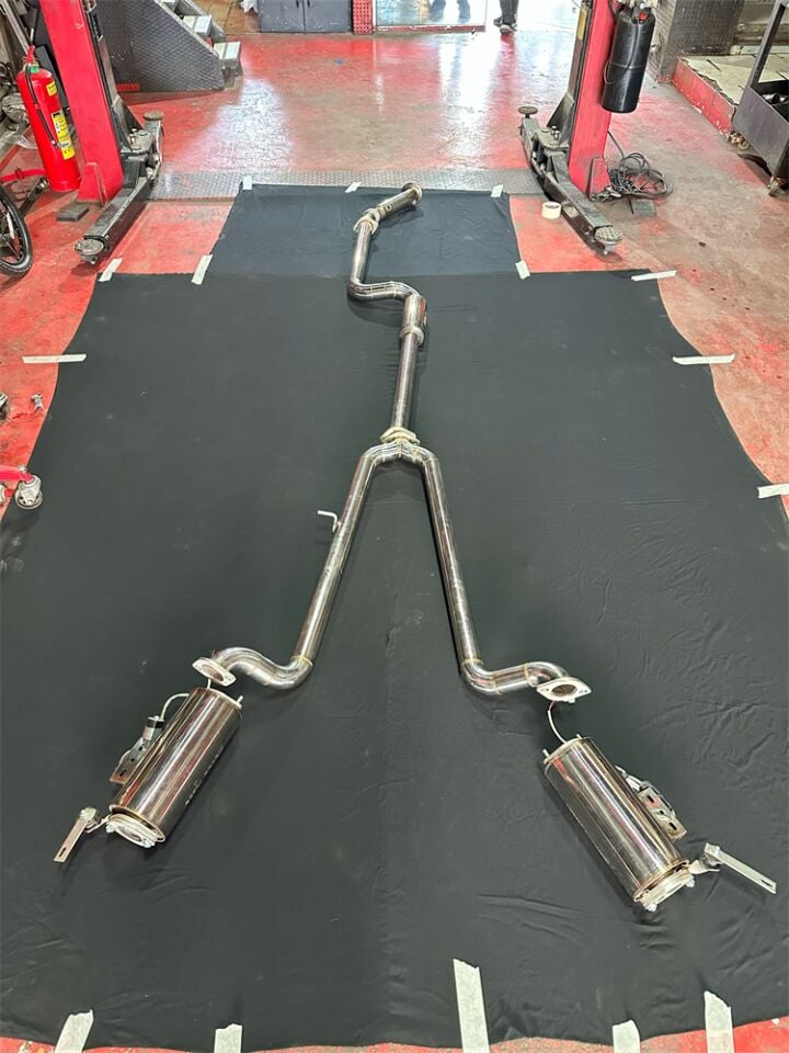 Bmw F Serisi Sag Ve Sol Çift Varex Komple Krom 60 mm M5 Tarzı
