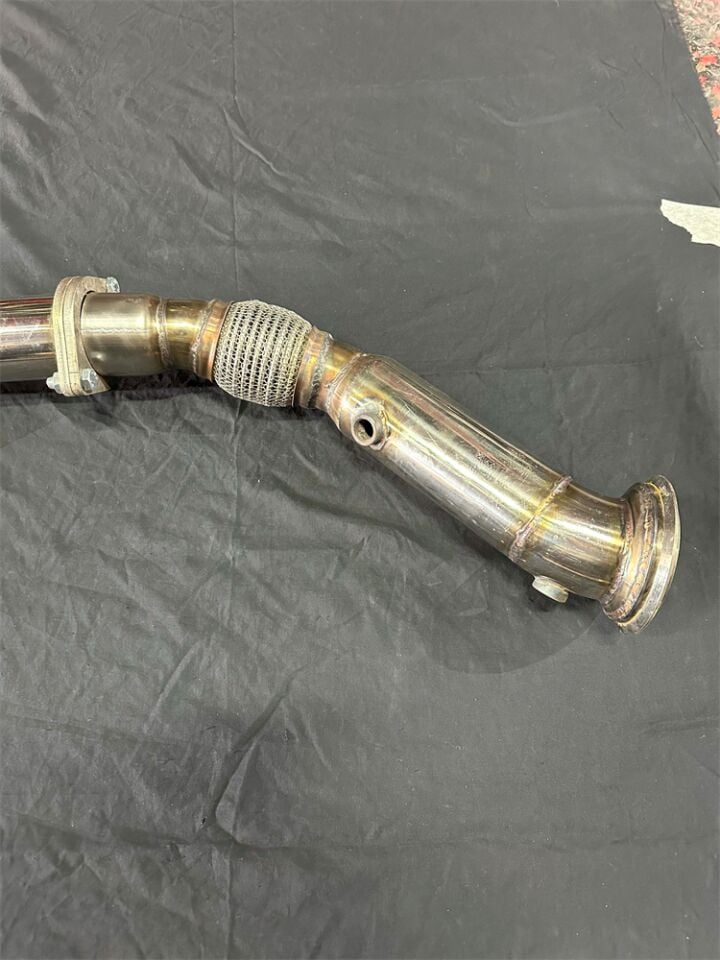 Bmw F Serisi Sag Ve Sol Çift Varex Komple Krom 60 mm M5 Tarzı