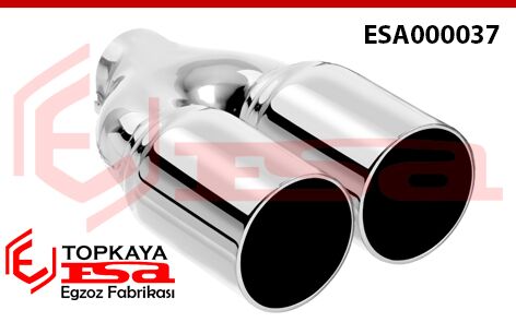 Çift Çıkış M3 Egzoz Ucu - Eşit Ф76