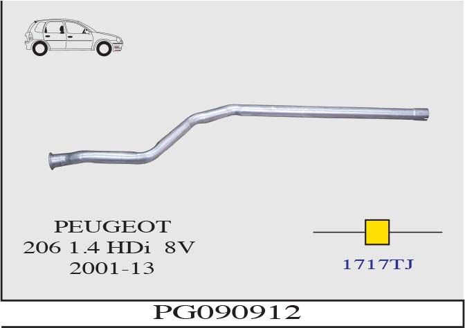 Peugeot 206 1.4 Hdi 8V Ara Boru 2001-13