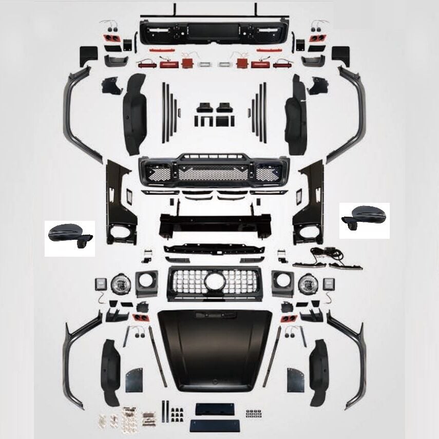 W463 TO W464 BODY KİT  V TYPE FULL SET ''KAPUT-AYNA-BANT''