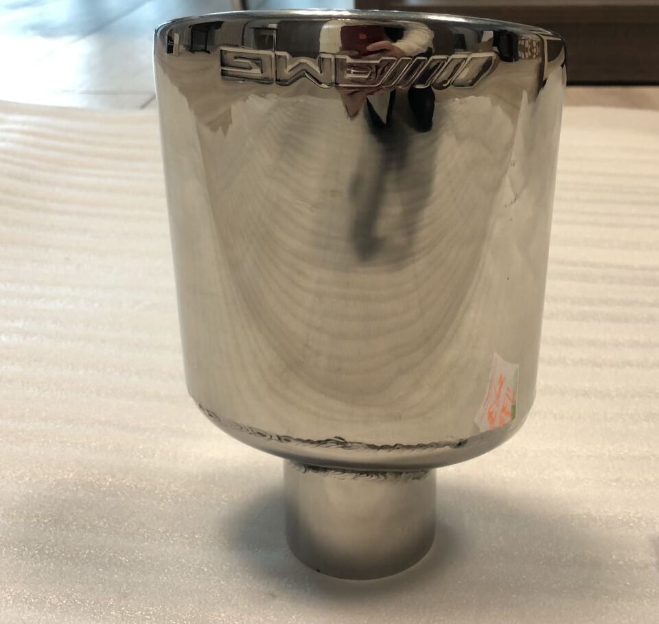 AMG TEKLİ ELİPS KROM EGSOZ UCU  (125*70)