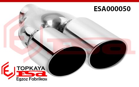Çift Çıkış Egzoz Ucu - Sol Taraf İçin Ф76