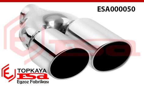 Çift Çıkış Egzoz Ucu - Sol Taraf İçin Ф76